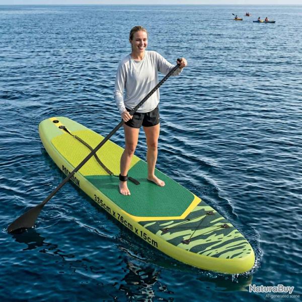 Planche � pagaie gonflable POSEIDON Vert 335 x 76 x 15 cm PVC