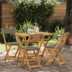Chaises de bistrot d'ext&eacute;rieur 4 pcs Gris fonc&eacute; 40 x 53 x 80 cm