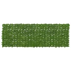 &Eacute;cran de balcon avec feuilles Vert et jaune 300 x 100 cm