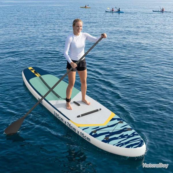 Planche de SUP avec si�ge 2-en-1 APEX 335 x 76 x 15 cm Bleu