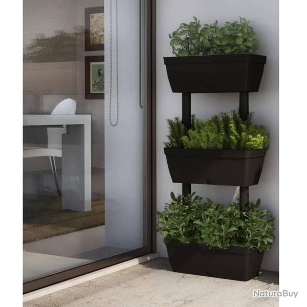 Jardini�res 6 pcs 100 cm Anthracite