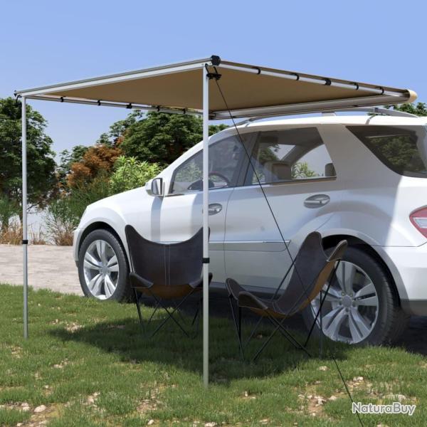 Auvent de camping-car et caravane 2,4x2x2,15 m Beige