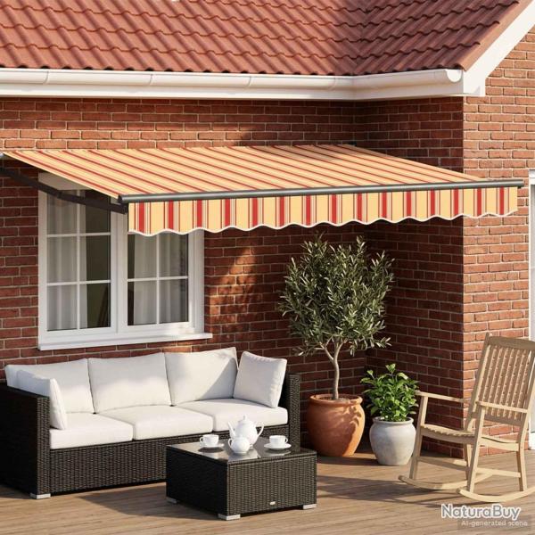 Auvent r�tractable �lectrique Multicolore 2,5 x 2 m
