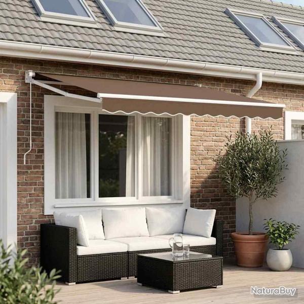 Auvent r�tractable Taupe 3,5 x 2,5 m