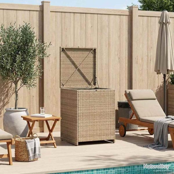 Bo�te � coussins 55 x 55 x 69 cm acier