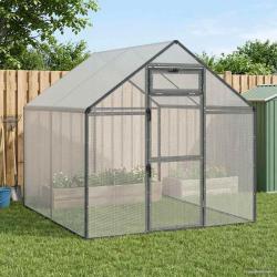 Cage pour oiseaux Anthracite 181,5 x 221 x 173,5 cm