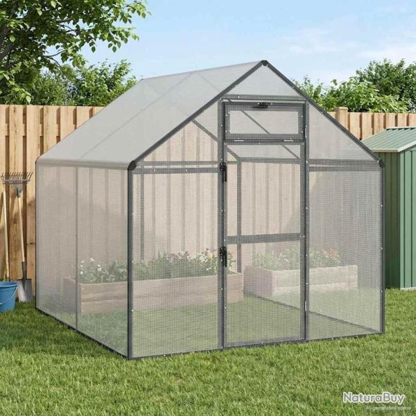 Cage pour oiseaux Anthracite 181,5 x 221 x 173,5 cm