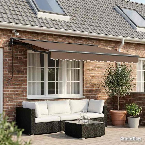 Auvent r�tractable �lectrique Taupe 3 x 2,5 m