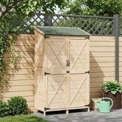 Abri de jardin Naturel 106 x 56 x 176,5 cm Bois de Sapin Massif