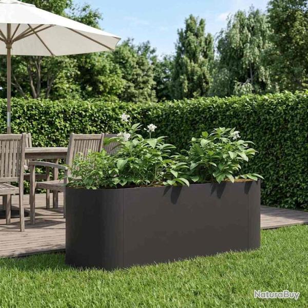 Jardin sur�lev� Noir 120 x 40 x 40 cm Acier