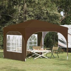 Tente de f&ecirc;te pop-up 290 x 290 x 245 cm Taupe