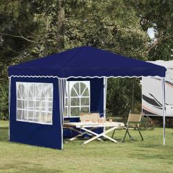 Tente de f&ecirc;te pop-up 288 x 288 x 245 cm Bleu Tissu Oxford