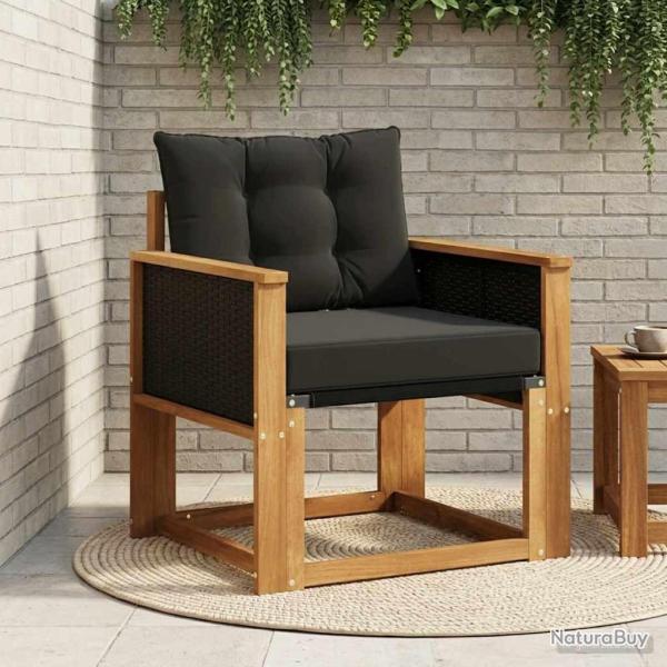 Sofa de milieu ext�rieur Bois d'Acacia Massif Naturel