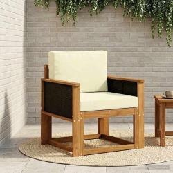 Sofa de milieu ext&eacute;rieur Bois d'Acacia Massif Naturel