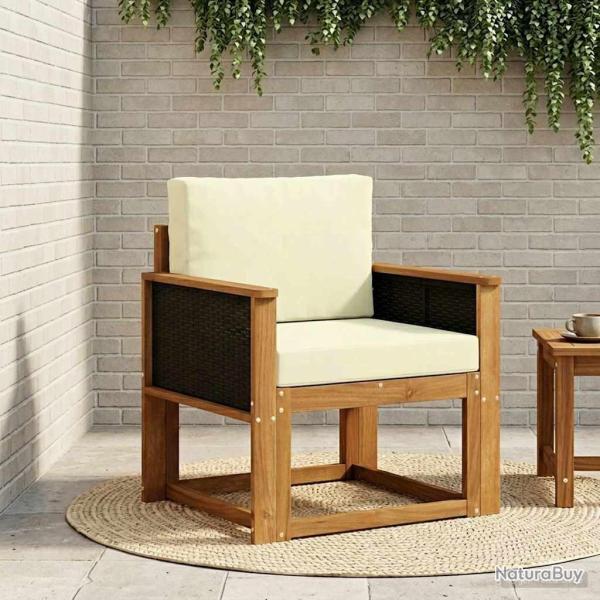 Sofa de milieu ext�rieur Bois d'Acacia Massif Naturel