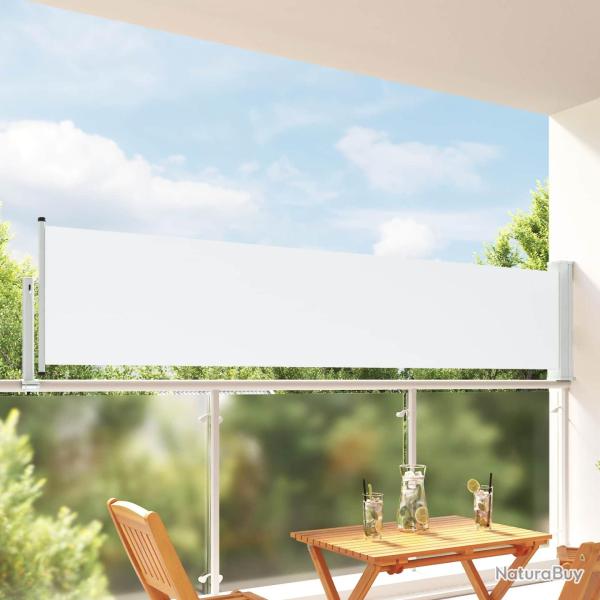 Auvent lat�ral 100 x 300 cm 100% polyester fer acier