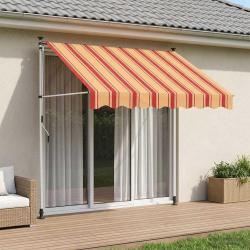Auvent r&eacute;tractable manuel Multicolore 400 x 115 x 300 cm