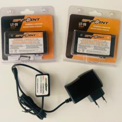 Pack 2 blocs batteries lithium LIT-09 avec chargeur Spypoint
