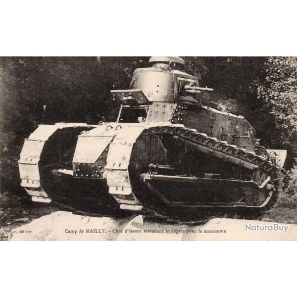 Carte Postale  -Camp de MAILLY. Char d'assaut -N�8376