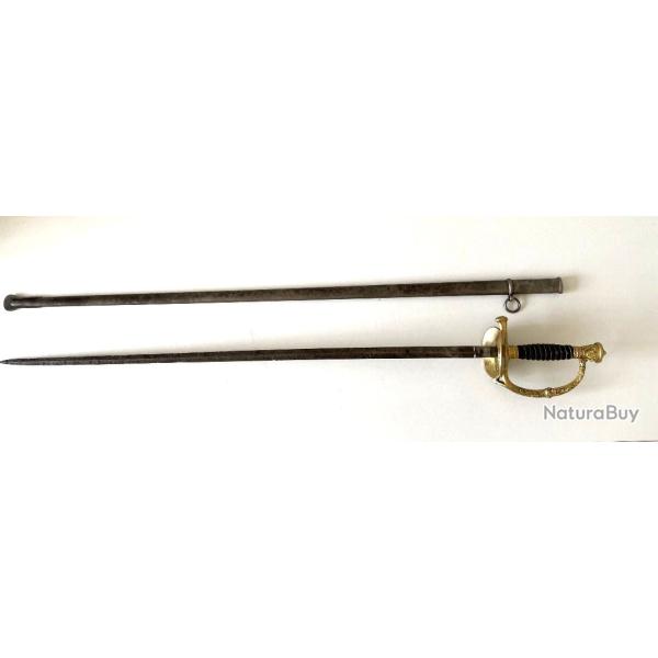 Ancienne �p�e de Collection Militaria Officier de Marine Mod�le 1827