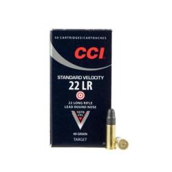 CCI Standard Velocity 22LR 40 Grains Boite de 50