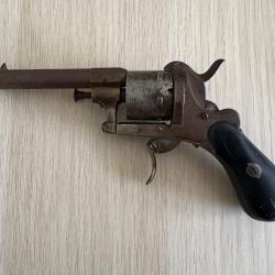 Revolver de poche &agrave; broche syst&egrave;me Lefaucheux