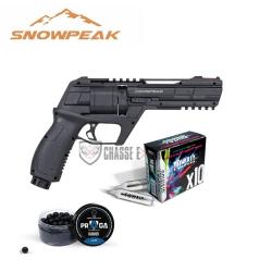 Pack Revolver SNOWPEAK CP300 13j Cal 50 + Co2 + Billes