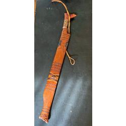 BEAU COUTEAU MANDAU, PEUPLE DAYAK, BORNEO, DEBUT XX&deg; SIECLE, INDONESIE / MALAISIE
