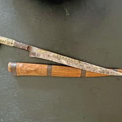 ANCIEN VRAI MODELE DE FLISSA DU XIX&deg; SIECLE, POUR COLLECTION MAGHREB IFFLISEN KABYLE BERBERE