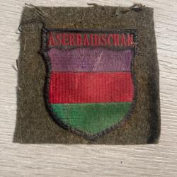 Insigne de manche de la l&eacute;gion Azerba&iuml;djanaise ( seconde guerre mondiale)