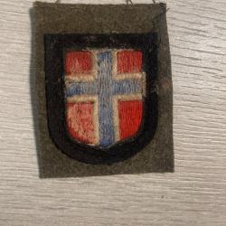 &Eacute;cusson de manche pour volontaire norv&eacute;gien ww2