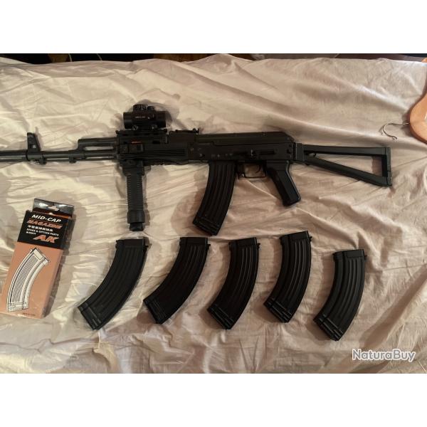 Ak74 crosse pliante AEG ACIER