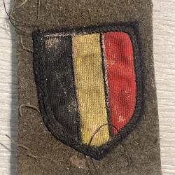 &Eacute;cusson de manche de nationalit&eacute; belge d'origine seconde guerre mondiale