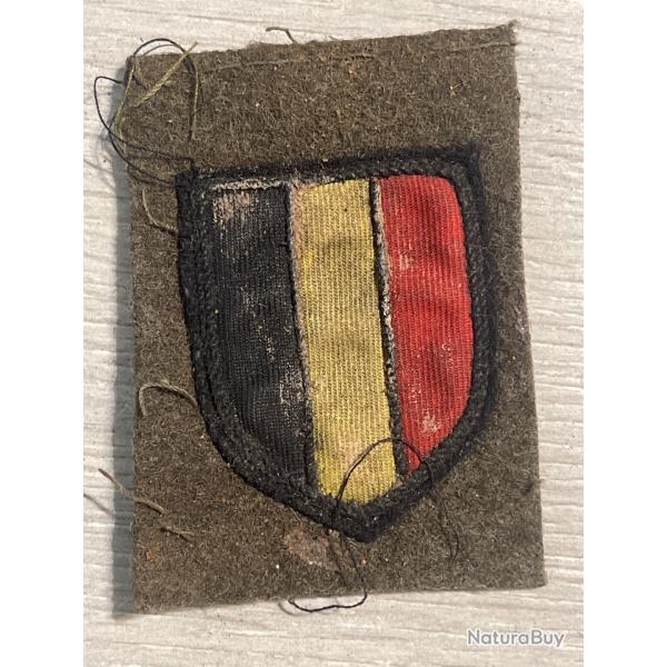 �cusson de manche de nationalit� belge d'origine seconde guerre mondiale