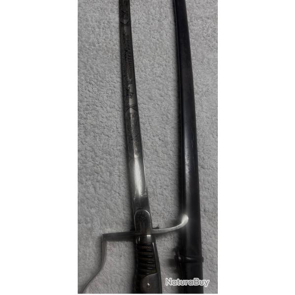 Superbe sabre graver