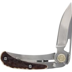 Couteau de Poche Schrade Uncle Henry Next Gen 3U Lame Acier 7Cr17MoV Manche Staglon SCH1205105