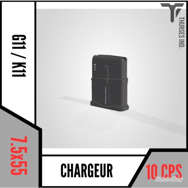 chargeur k11 g11 Schmidt-Rubin k 11 g11 non k31 10 coups Thurses Industries