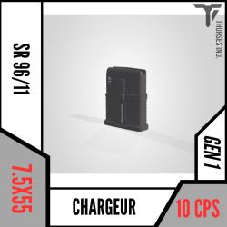 chargeur 96/11 Schmidt-Rubin k 11 g11 96 11 non k31 10 coups Thurses Industries