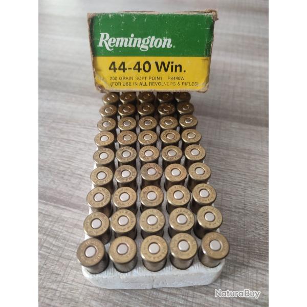 1 ancienne bo�te X50 cartouches Remington 44-40 Win 200gr soft point pour r�volver carabine