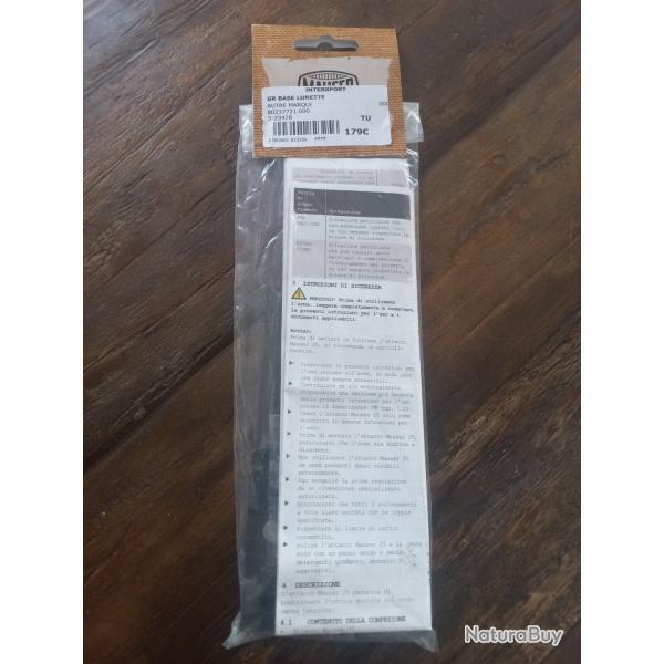 Rail acier picatinny long Mauser M25