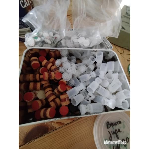 BOURRES A JUPES BOURRES GRASSES ET MGM OBTURATEURS CARTONS FERMETURE CAL 20
