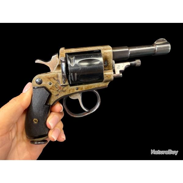 MAGNIFIQUE REVOLVER DE TYPE L'AGENT cal. 8mm92