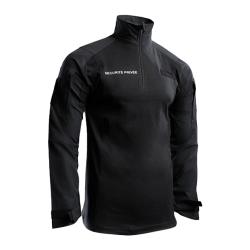Chemise UBAS manches longues S&eacute;curit&eacute; Priv&eacute;e Noir GK SAFETEK - chemise professionnelle d&eacute;perlante