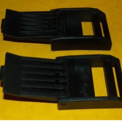 LOT DE 2 BOUCLES POUR CEINTURE DE GILET DE COMBAT DE L'ARMEE FRANCAISE&nbsp;    ,&nbsp; ETAT VOIR PHOTOS . POU