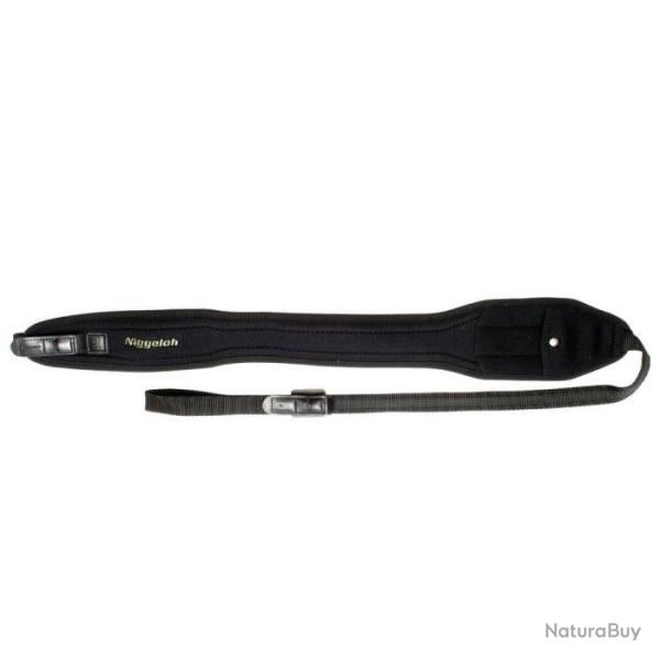 Bretelle pour carabine Niggeloh N�opr�ne avec attaches rapide Marron - Noir