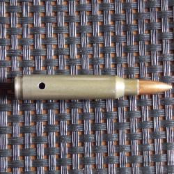 5.56X45 - 223 REMINGTON - ETUI ACIER LAQUE -  marquage:  FNM  2.87  5.56