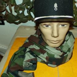 LOT DE 2 CHECHES CAMOUFLES OU NOIR OU BLEU CIEL DE TYPE MILITAIRE DE TRADITION&nbsp; DE L'ARMEE FRANCAISE