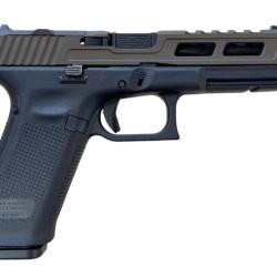 Glock Zaffiri Tactical 17 Gen 5 Culasse Midnight Bronze/RMR - Canon Fl&ucirc;t&eacute; et Filet&eacute; Noir 9x19