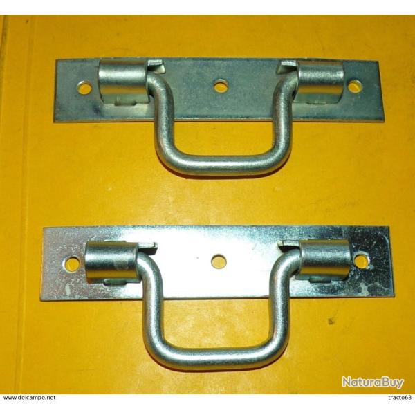 LOT DE 2 POIGNEES SUR PLATINE ,�  ETAT� NEUF VOIR PHOTOS . POUR TOUT RENSEIGNEMENT ME CONTACTER. REG