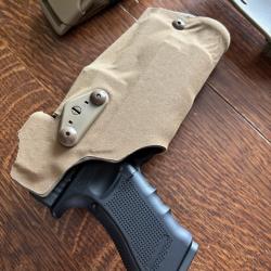 &Eacute;tui de protection pour G17 + X300, &eacute;tui tactique couleur TAN &agrave; d&eacute;gagement rapide Neuf
